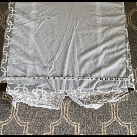Grey/White Crib Skirt & Bumper - Picture 4 of 8
